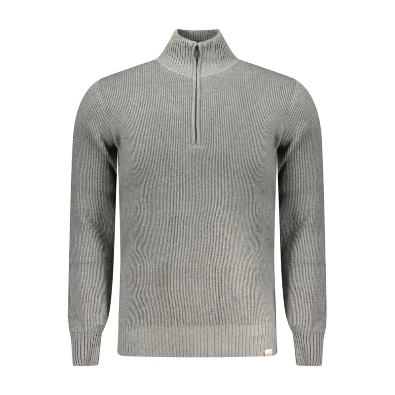Rifle Gray Nylon Men Sweater sold by Siebentaschen