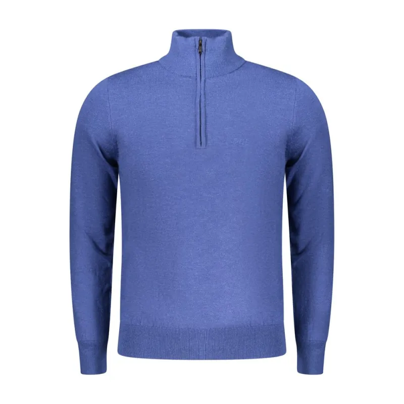Rifle Blue Wool Men Sweater sold by Siebentaschen