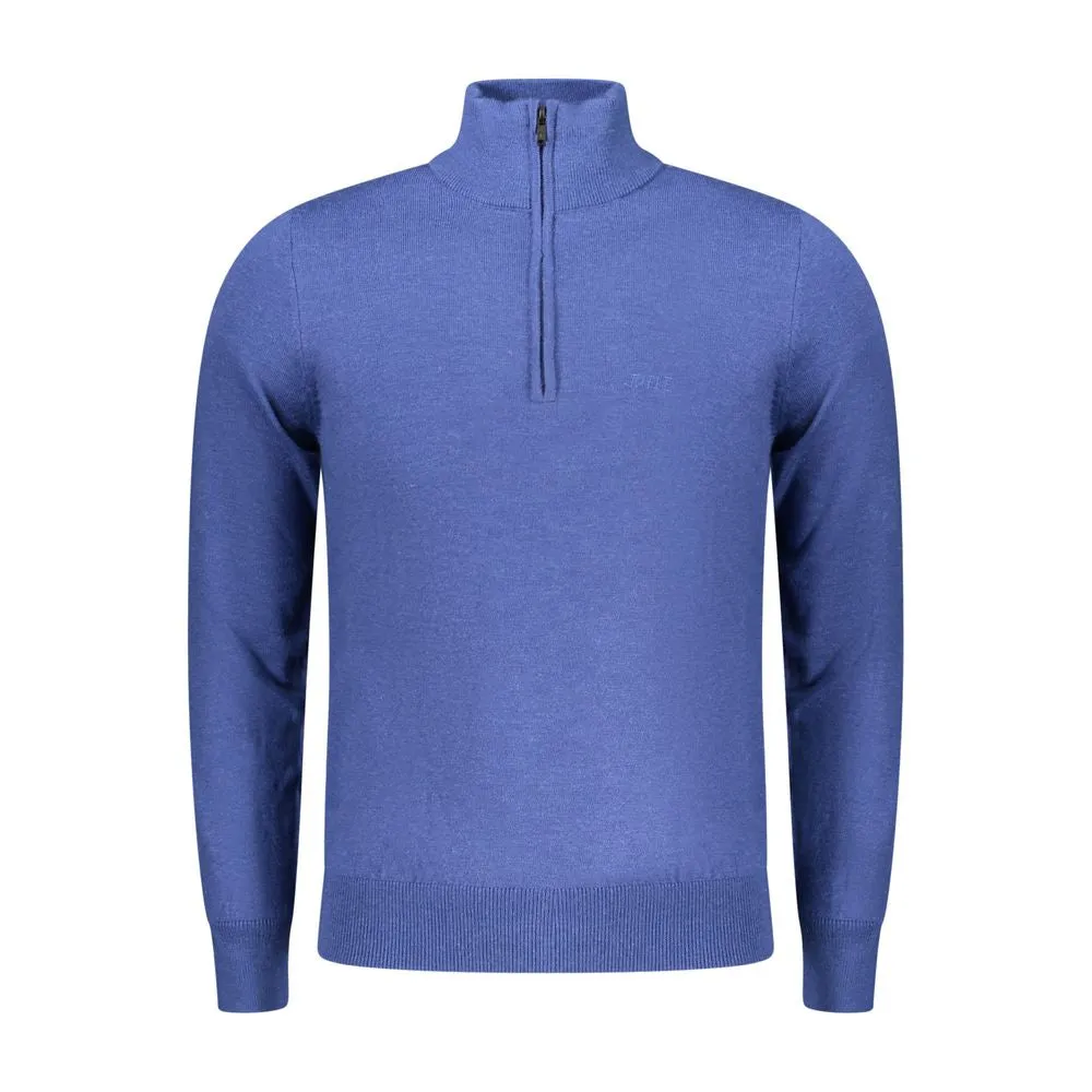Rifle Blue Wool Men Sweater sold by Siebentaschen