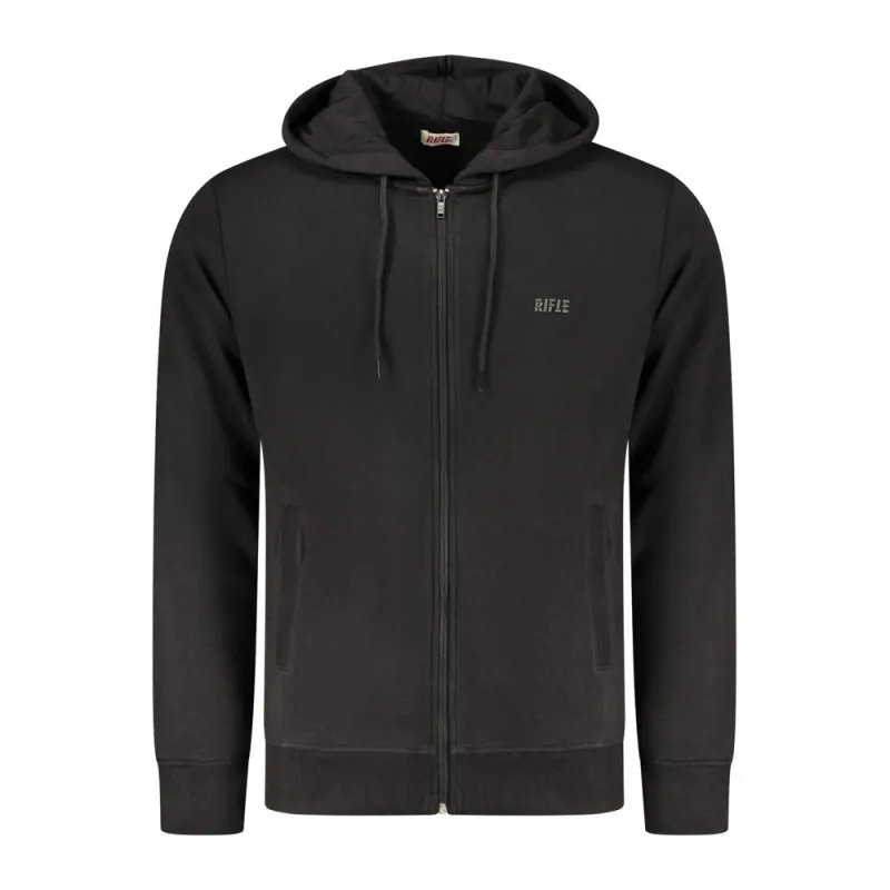 Rifle Black Cotton Men Sweater sold by Siebentaschen