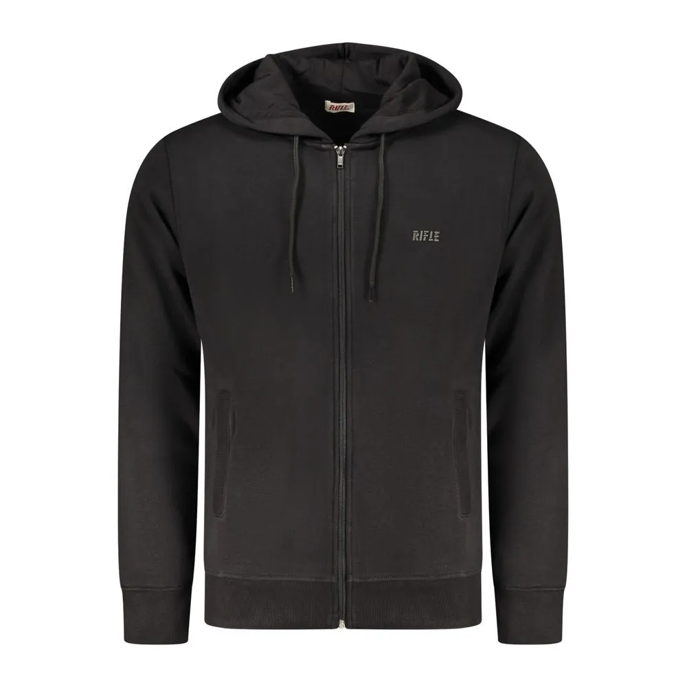 Rifle Black Cotton Men Sweater sold by Siebentaschen