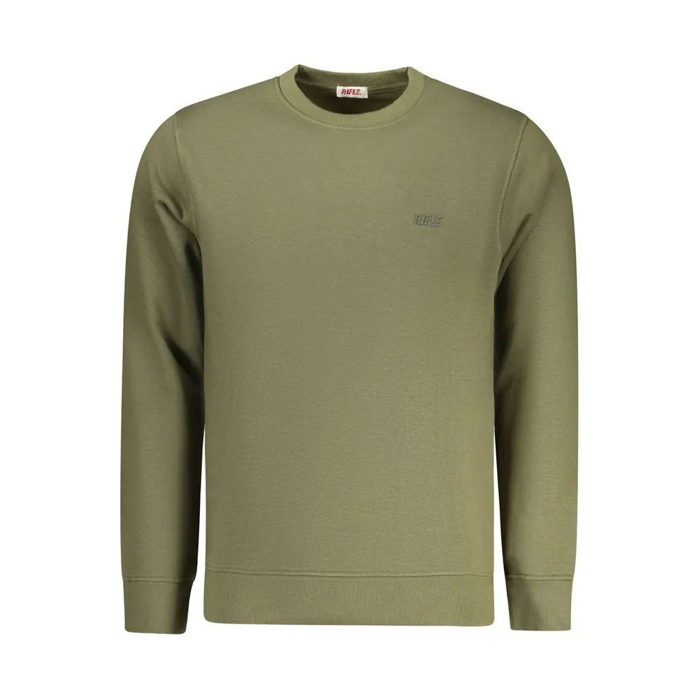 Rifle Green Cotton Men Sweater sold by Siebentaschen