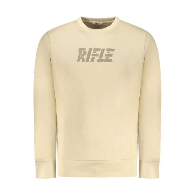 Rifle Beige Cotton Men Sweater sold by Siebentaschen