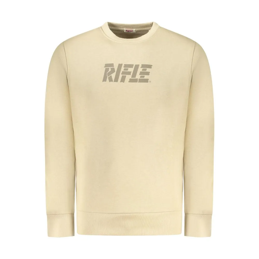 Rifle Beige Cotton Men Sweater sold by Siebentaschen