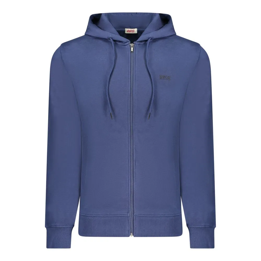 Rifle Blue Cotton Men Sweater sold by Siebentaschen