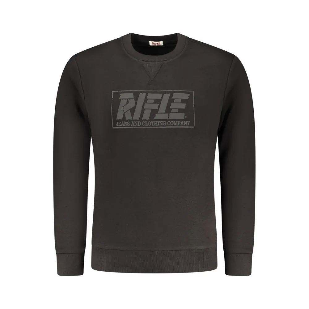 Rifle Black Cotton Men Sweater sold by Siebentaschen