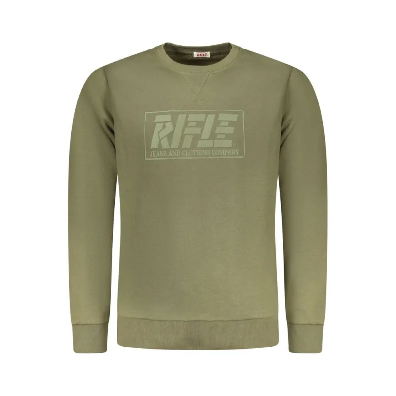 Rifle Green Cotton Men Sweater sold by Siebentaschen