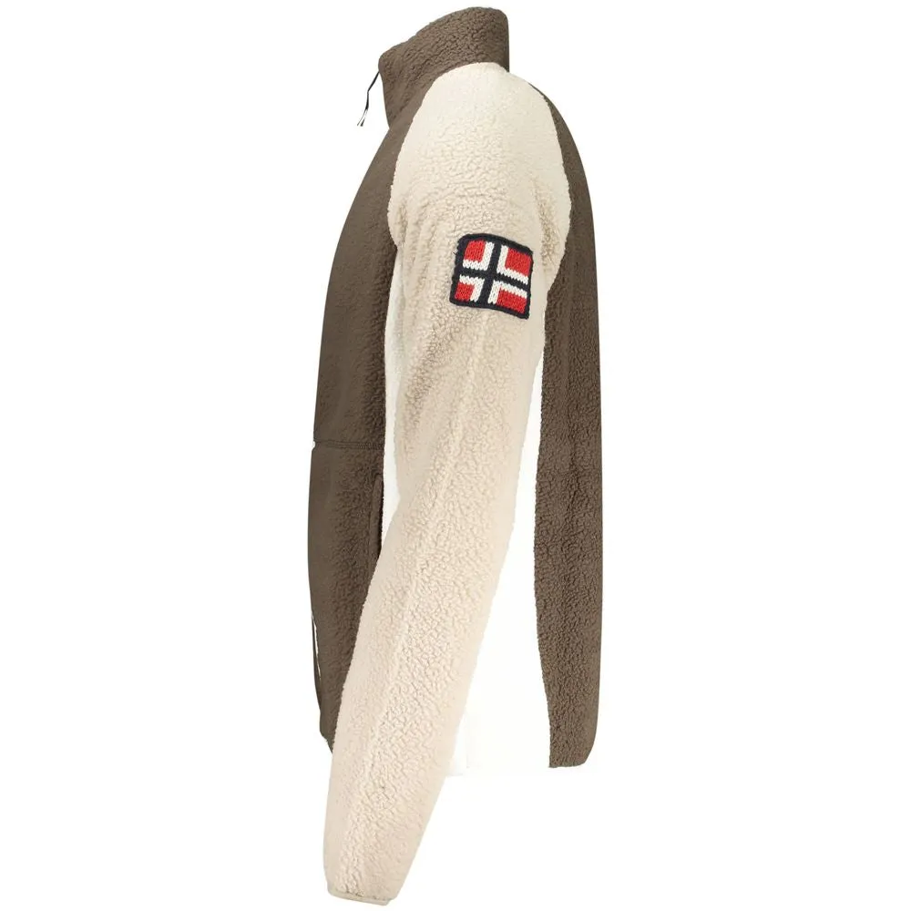 Norway 1963 Brown Polyester Men Sweater sold by Siebentaschen product image thumbnail 3