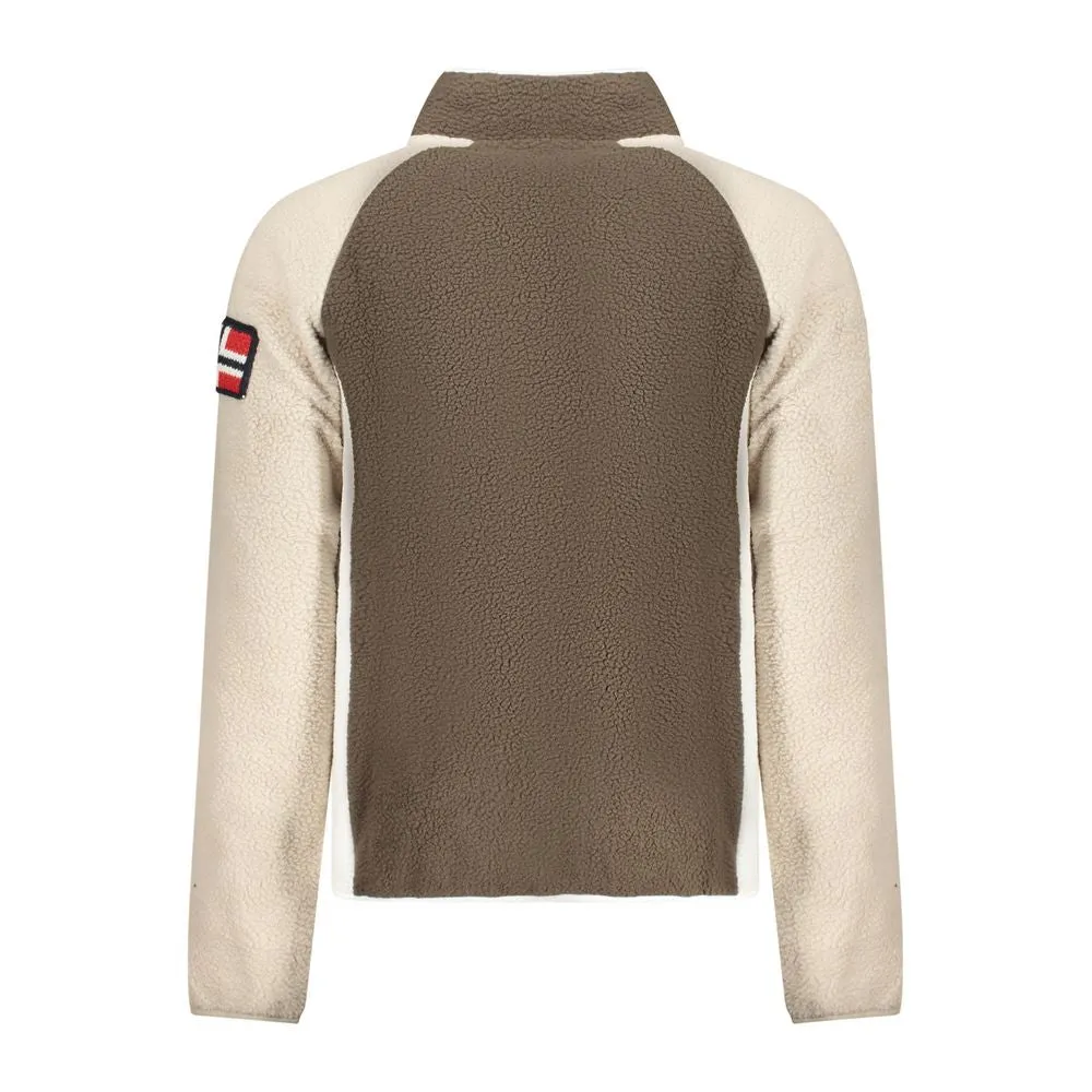 Norway 1963 Brown Polyester Men Sweater sold by Siebentaschen product image thumbnail 2
