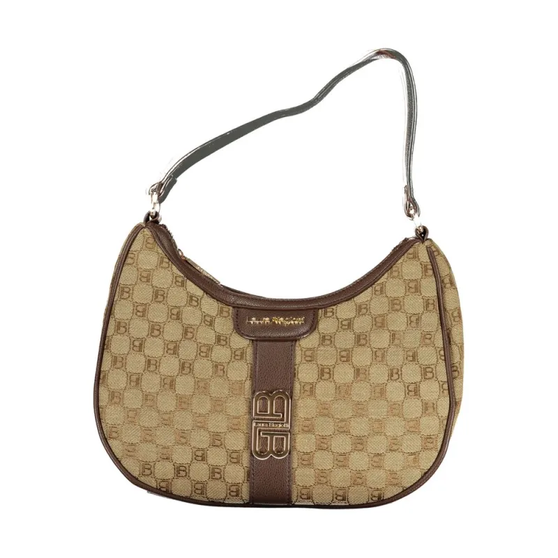 Laura Biagiotti Beige Polyester Women Handbag sold by Siebentaschen