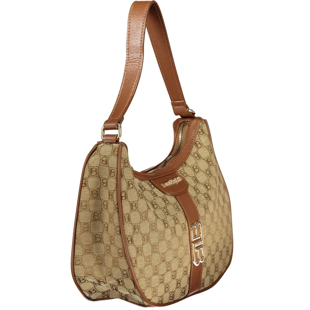 Laura Biagiotti Beige Polyester Women Handbag sold by Siebentaschen product image thumbnail 3