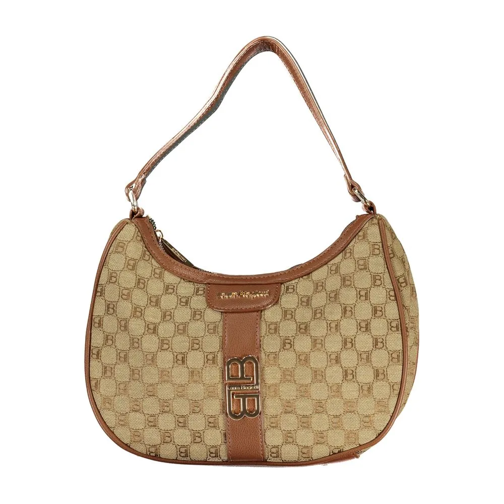 Laura Biagiotti Beige Polyester Women Handbag sold by Siebentaschen