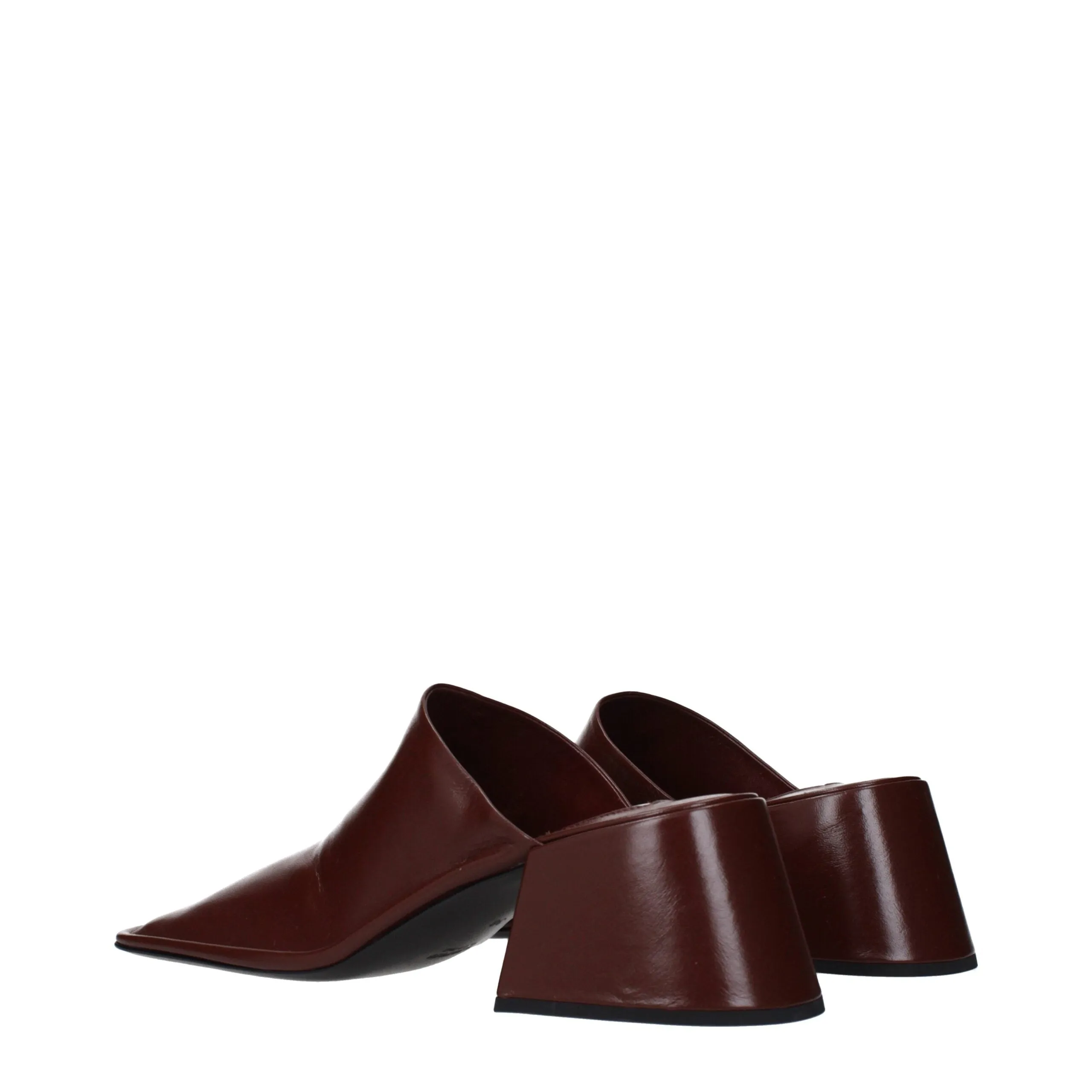 Jil Sander Red Leather Mules sold by Siebentaschen product image thumbnail 4