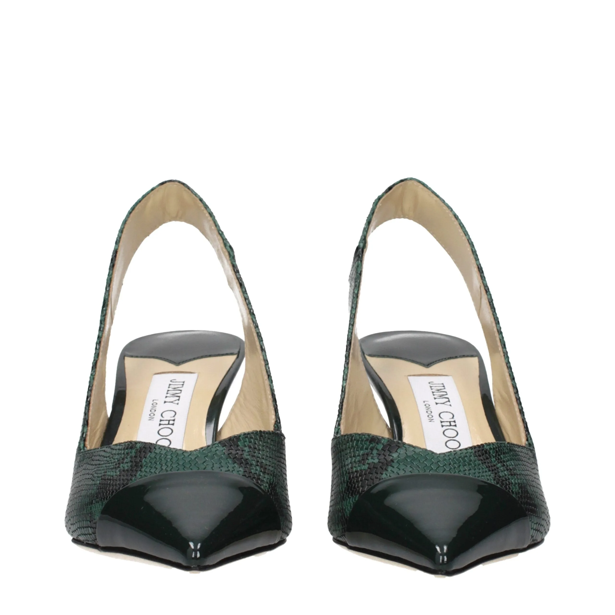 Jimmy Choo Green Leather Pumps sold by Siebentaschen product image thumbnail 3