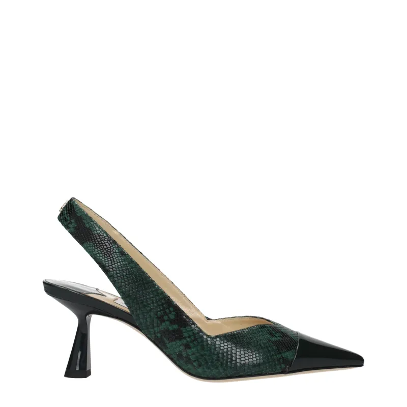 Jimmy Choo Green Leather Pumps sold by Siebentaschen