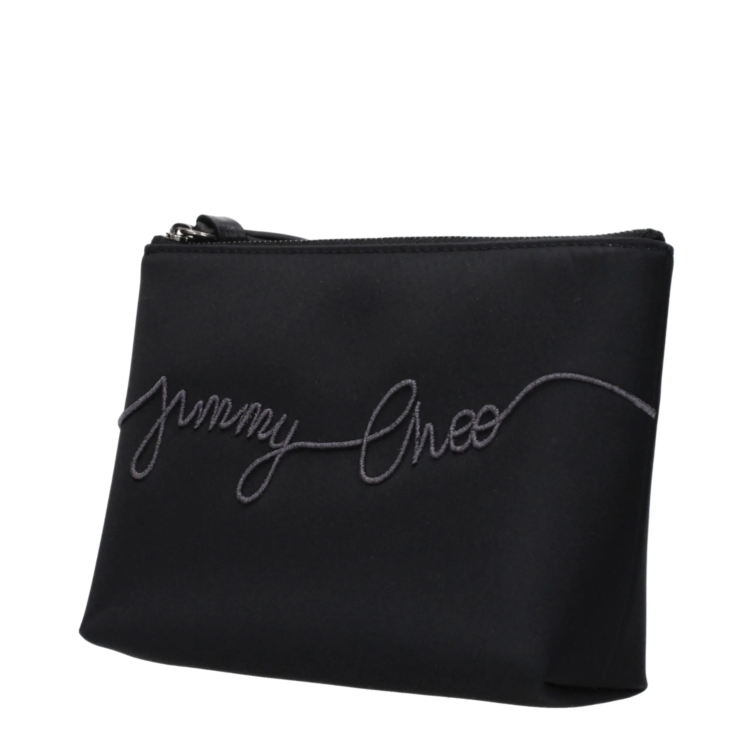 Jimmy Choo Black Satin Clutch Bag sold by Siebentaschen product image thumbnail 2