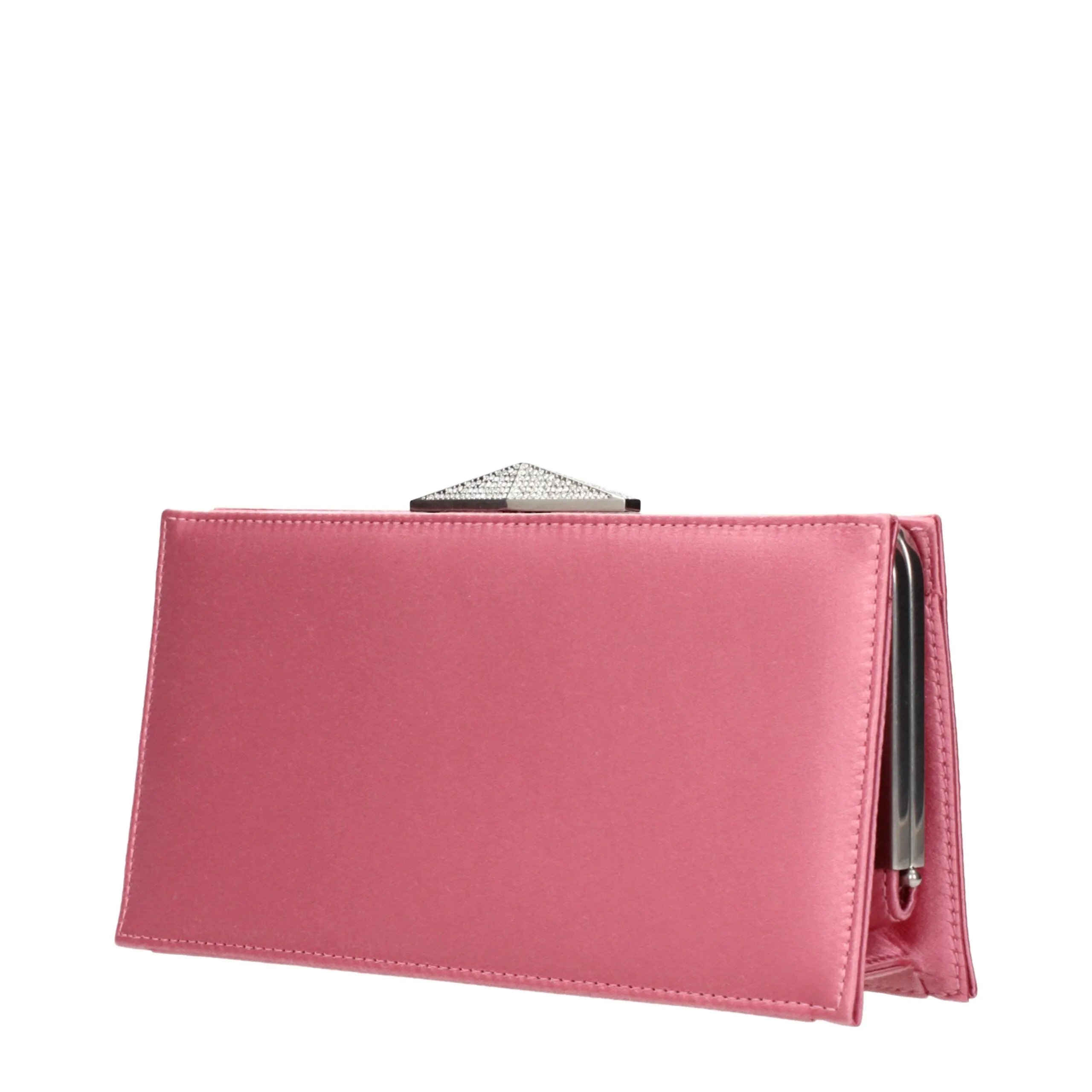 Jimmy Choo Pink Satin Clutch Bag sold by Siebentaschen product image thumbnail 2