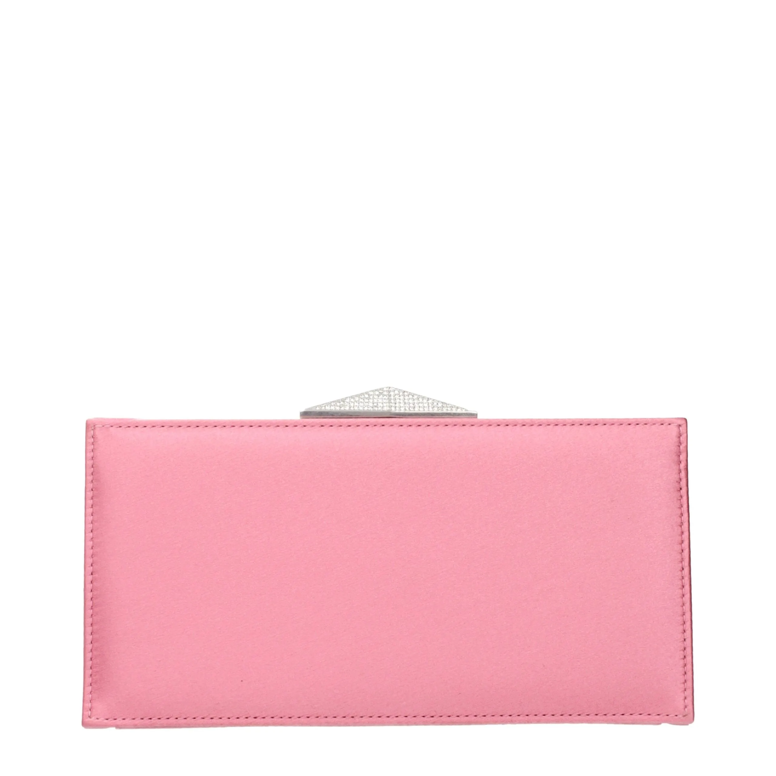 Jimmy Choo Pink Satin Clutch Bag sold by Siebentaschen product image thumbnail 4