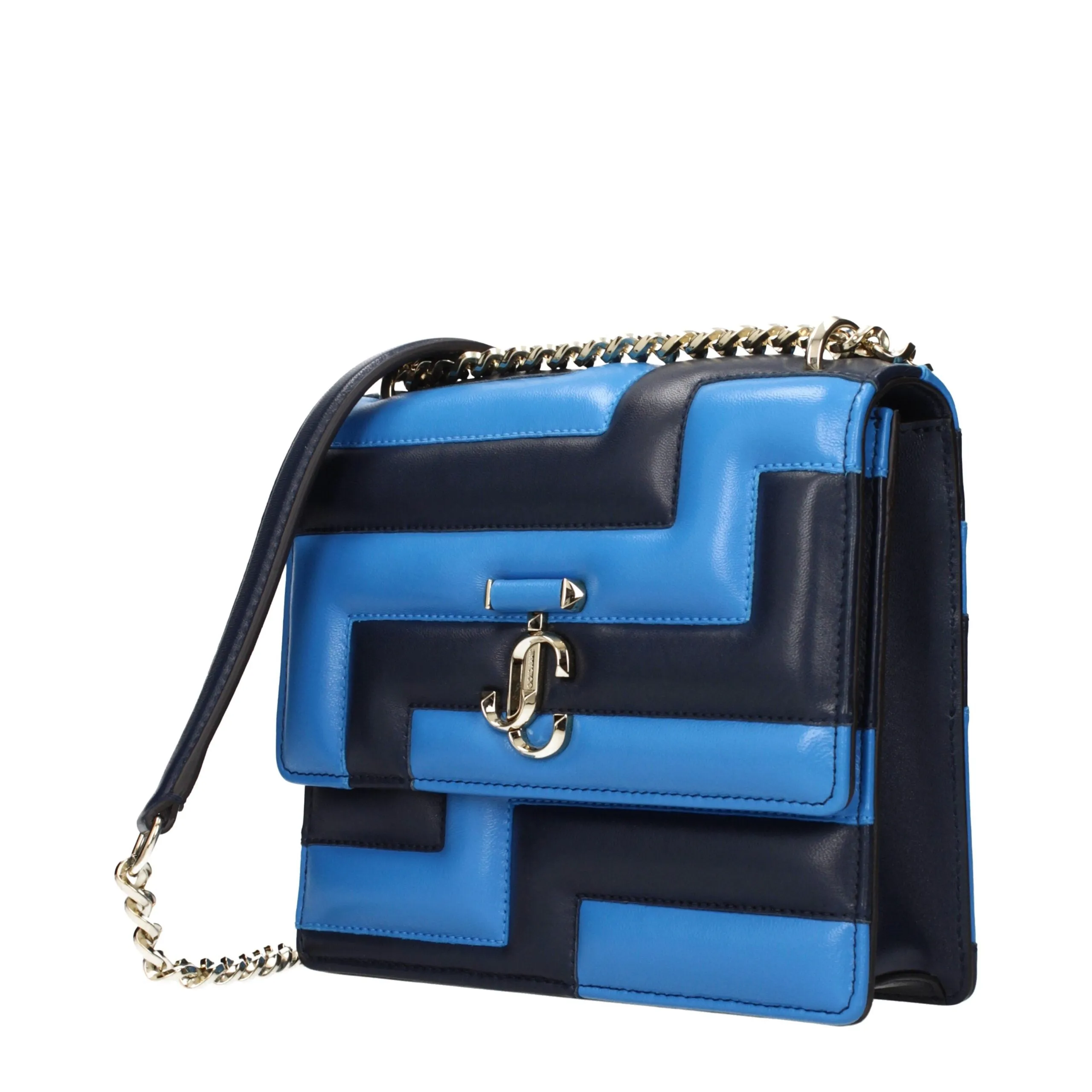 Jimmy Choo Blue Leather Shoulder Bag sold by Siebentaschen product image thumbnail 2