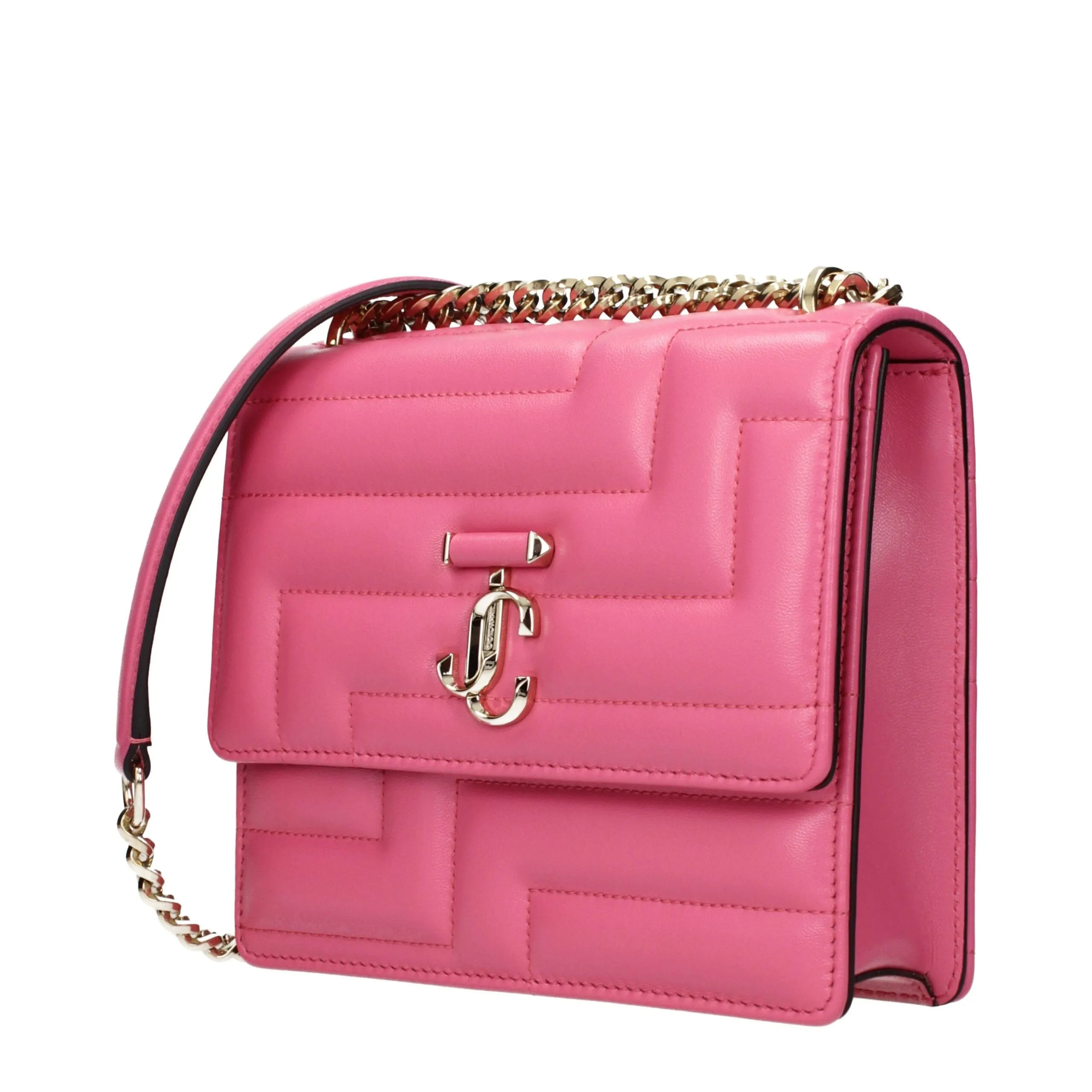 Jimmy Choo Pink Leather Shoulder Bag sold by Siebentaschen product image thumbnail 2