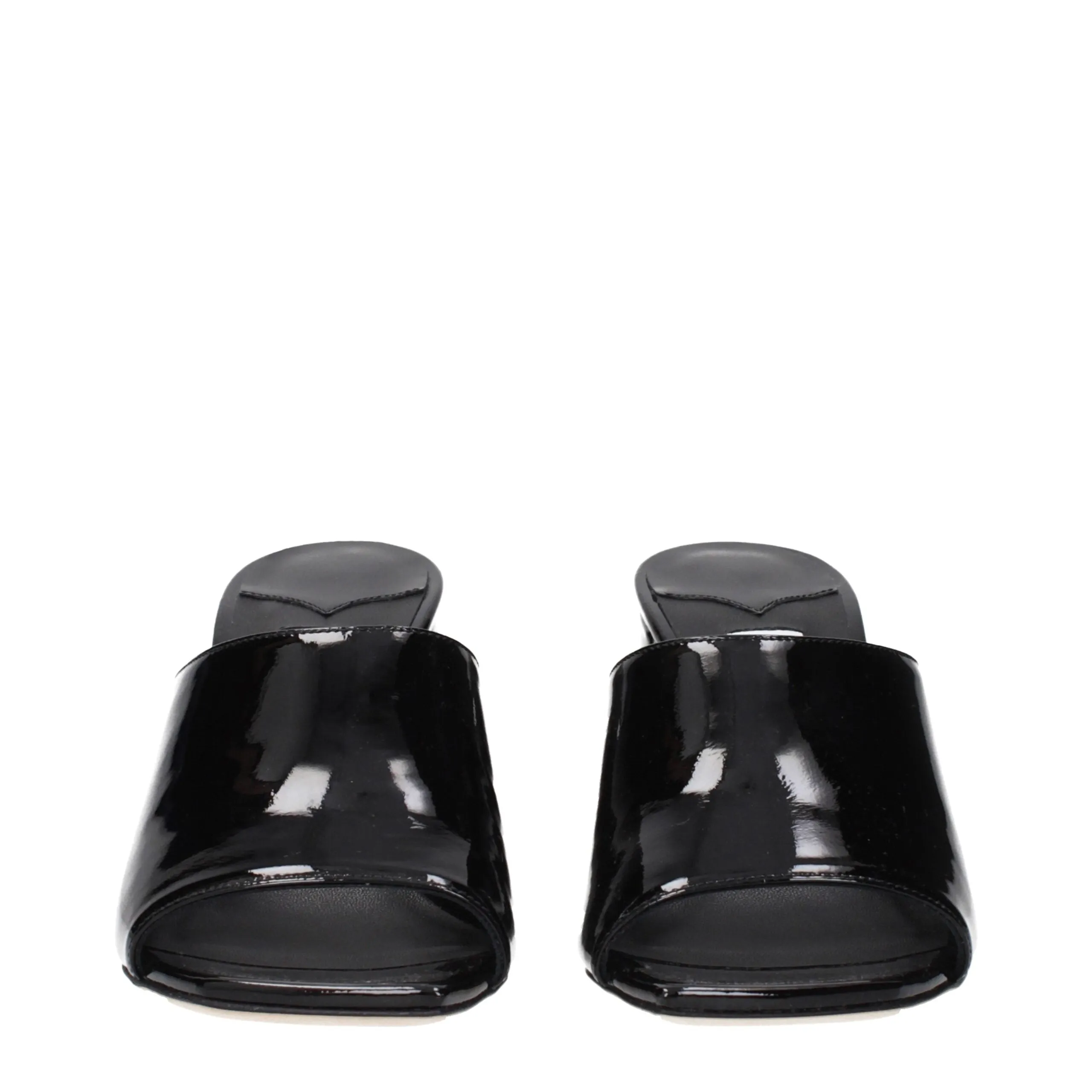 Jimmy Choo Black Leather Platform Sandals sold by Siebentaschen product image thumbnail 2