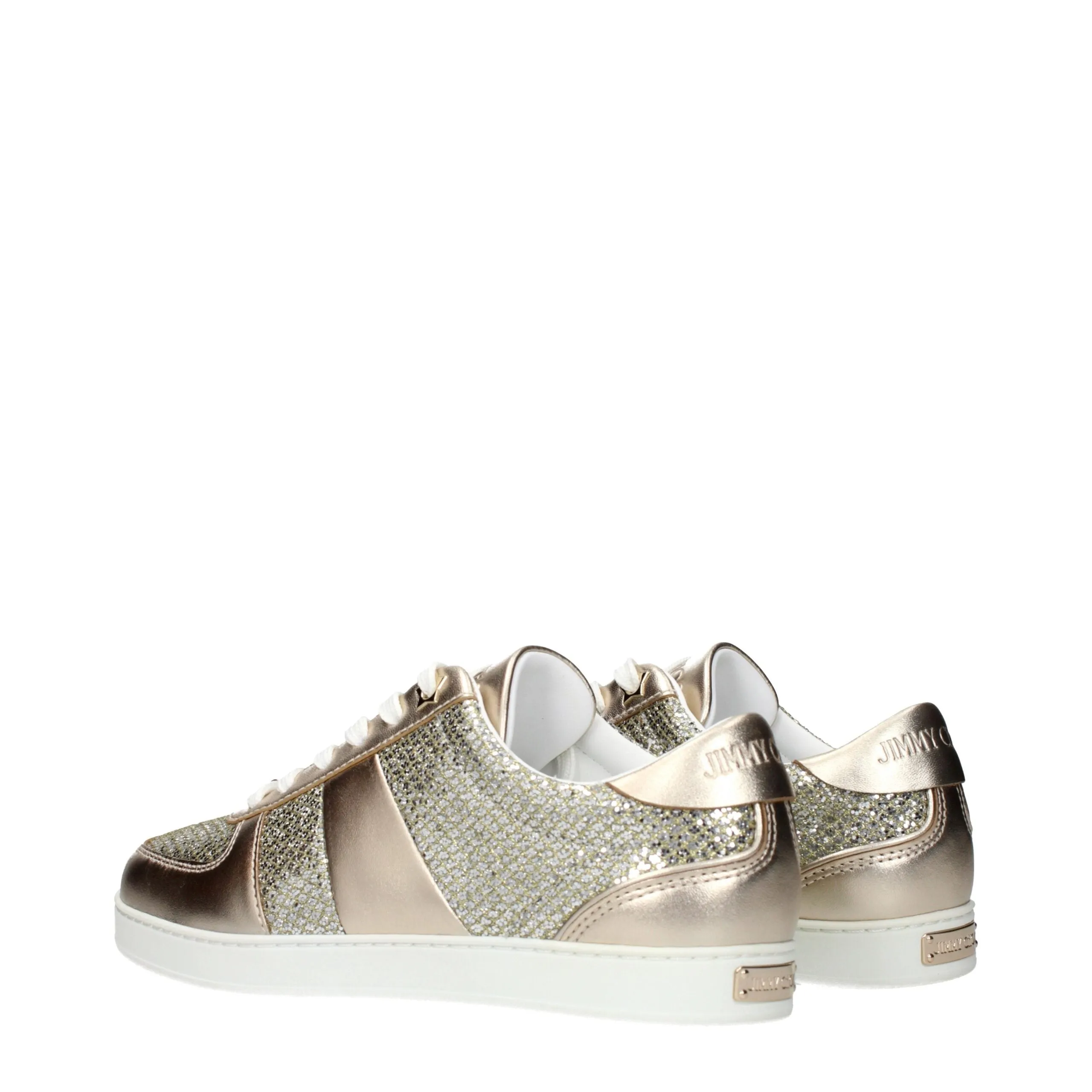 Jimmy Choo Gold Leather Sneakers sold by Siebentaschen product image thumbnail 4