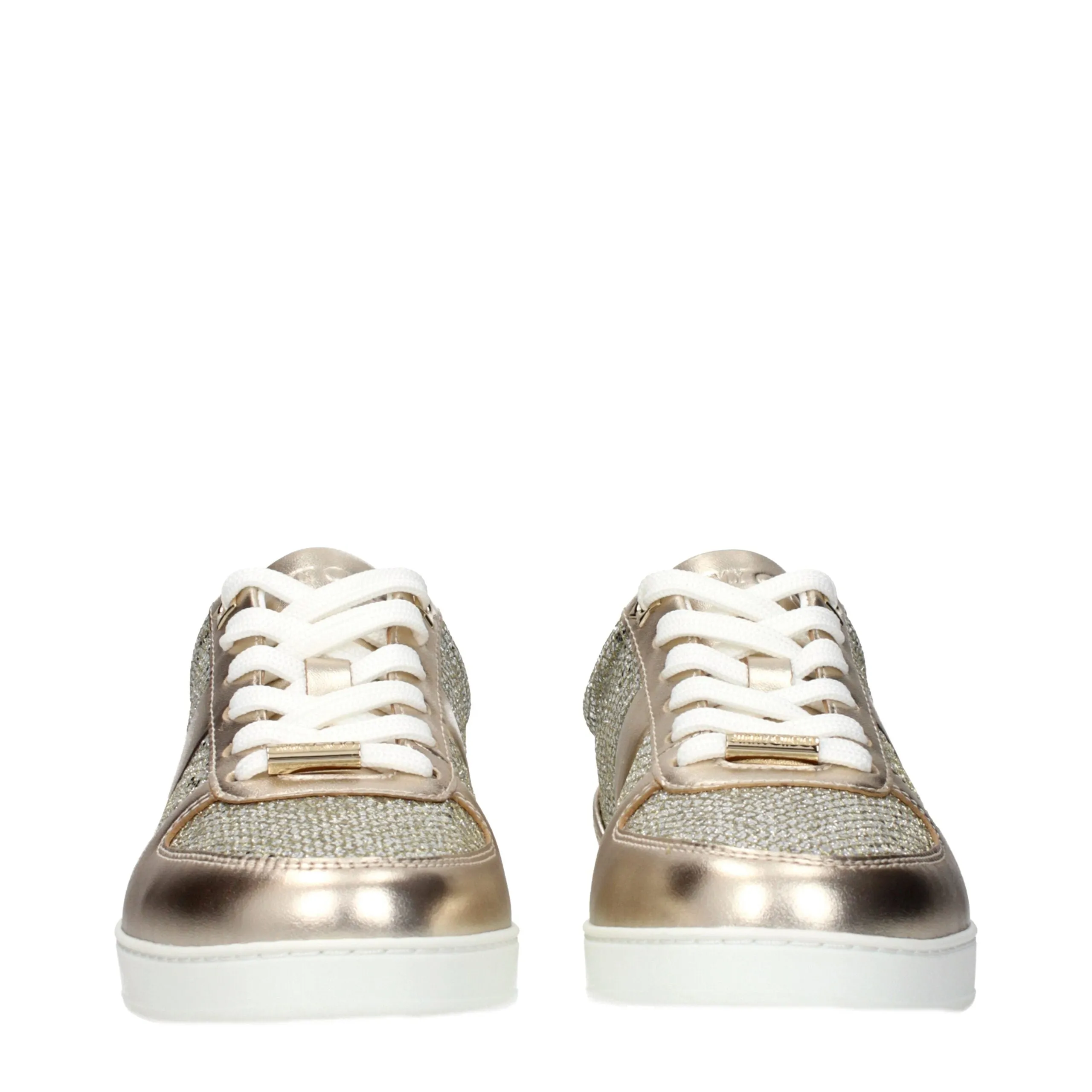 Jimmy Choo Gold Leather Sneakers sold by Siebentaschen product image thumbnail 3