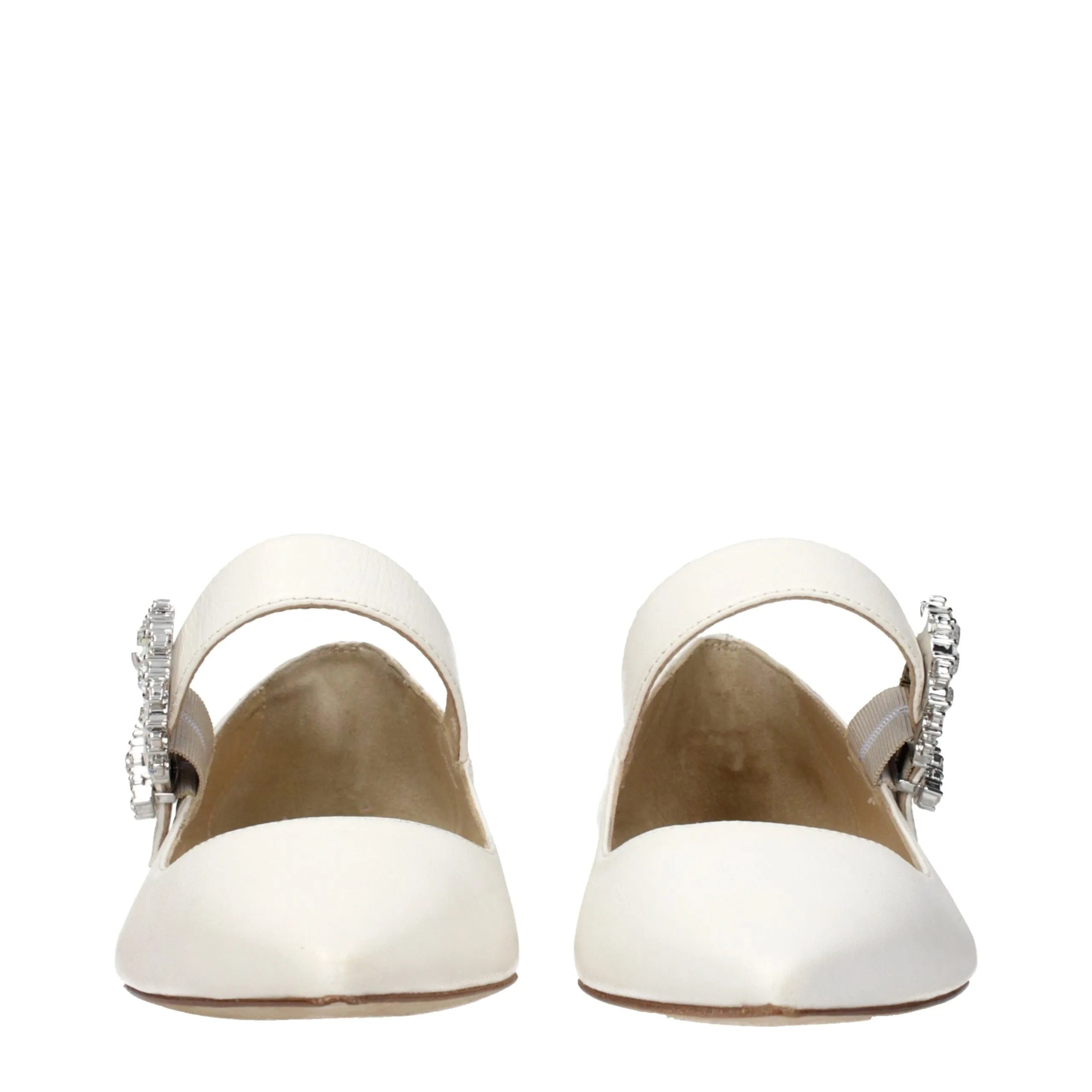 Jimmy Choo White Leather Ballet Flats sold by Siebentaschen product image thumbnail 3
