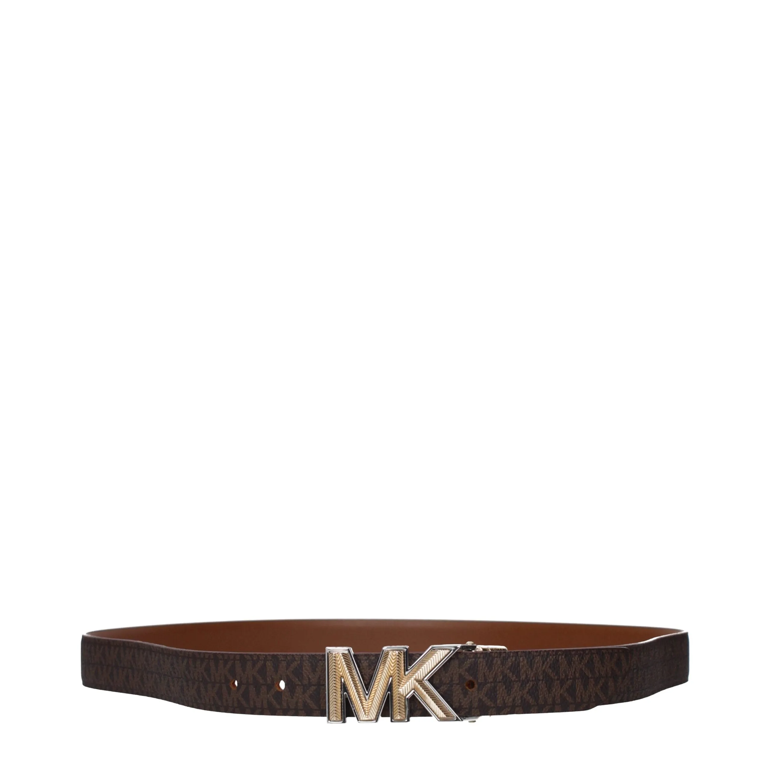 Michael Kors Brown Fabric Belt sold by Siebentaschen