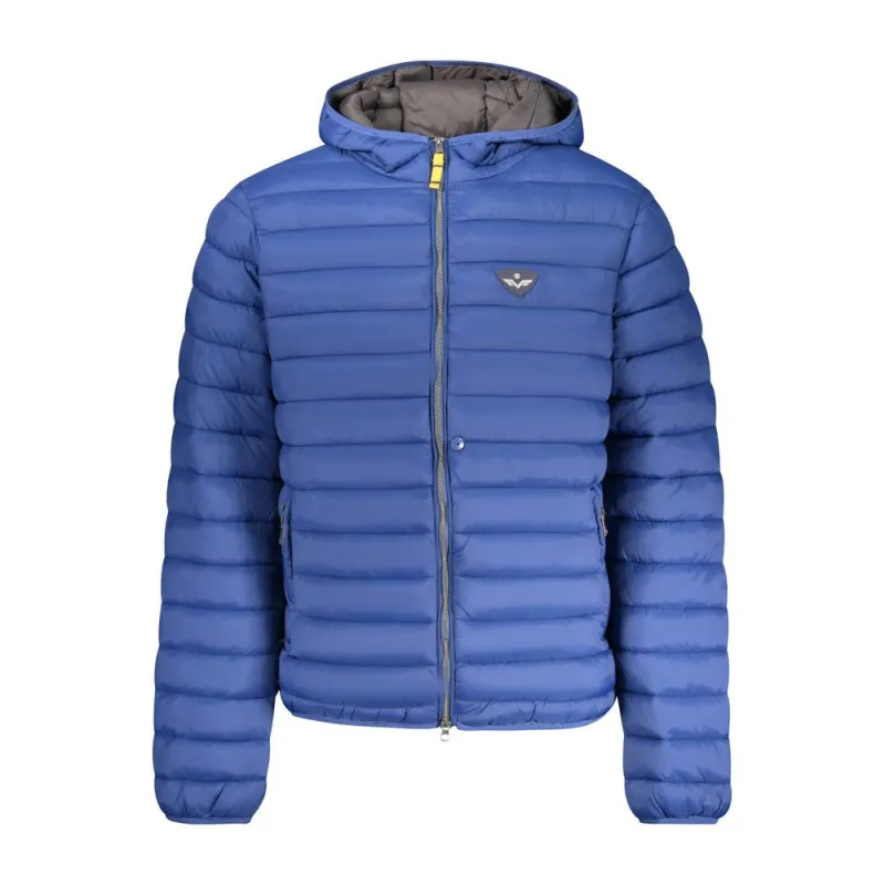 Armata Di Mare Blue Polyamide Men Jacket sold by Siebentaschen