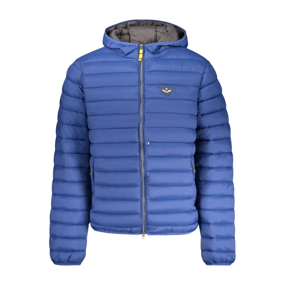 Armata Di Mare Blue Polyamide Men Jacket sold by Siebentaschen