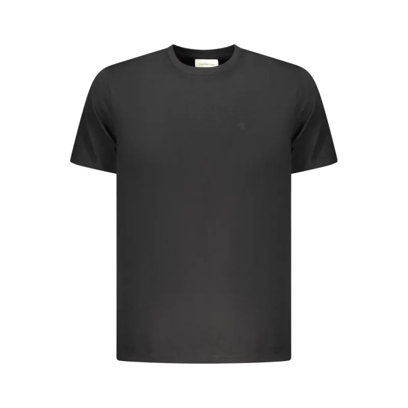 Calvin Klein Black Cotton Men T-Shirt sold by Siebentaschen