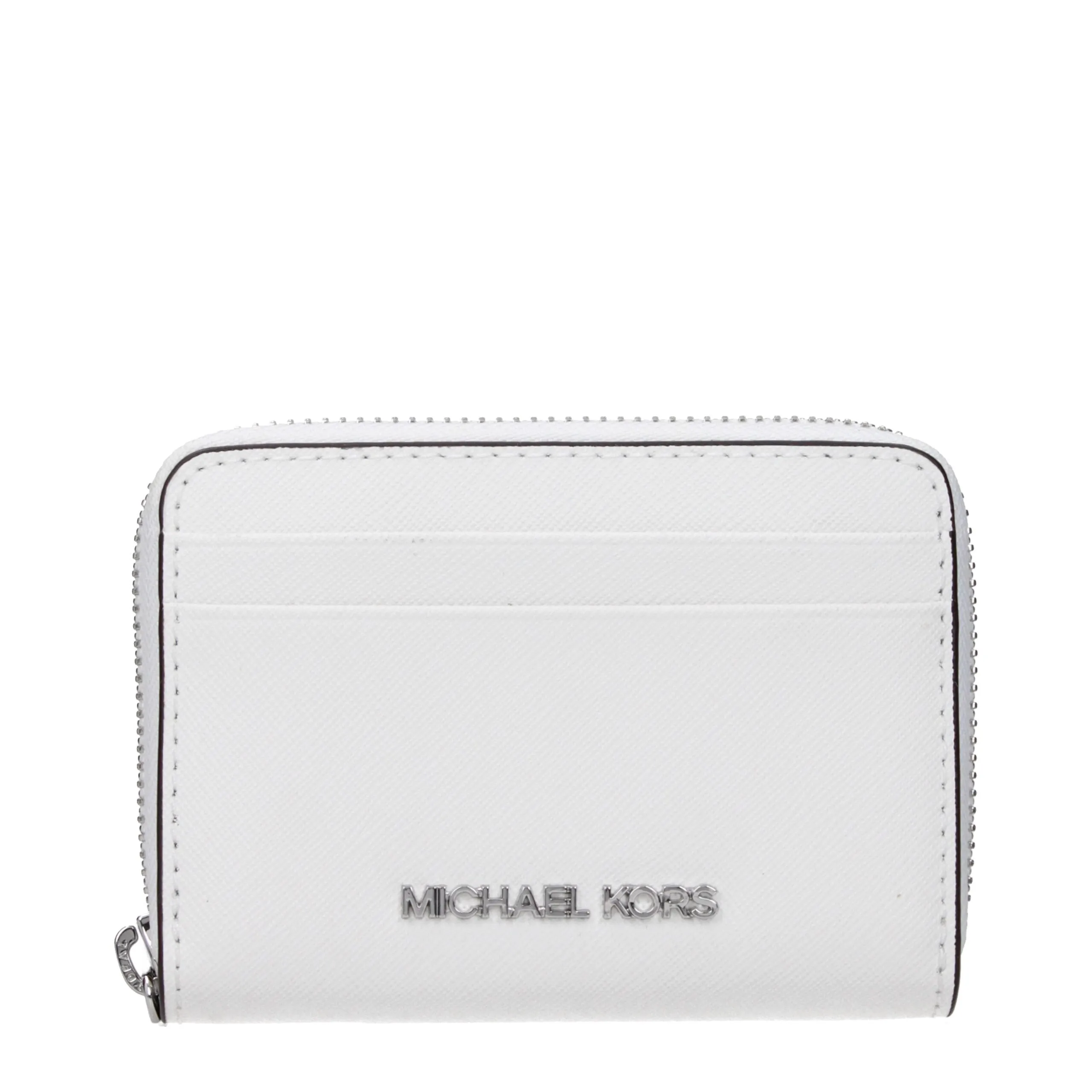 Michael Kors White Leather Cardholder sold by Siebentaschen