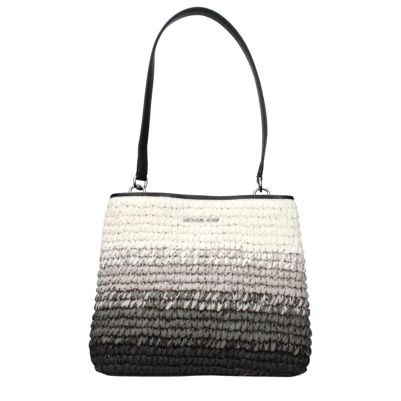 Michael Kors Black Raffia Shoulder Bag sold by Siebentaschen