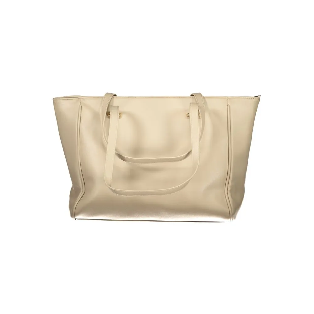 Laura Biagiotti Beige PVC Women Handbag sold by Siebentaschen product image thumbnail 2