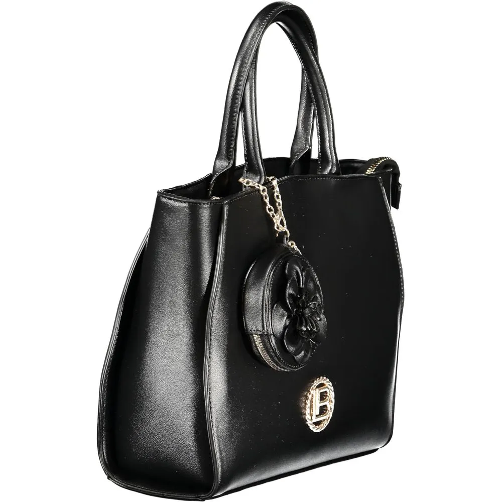 Laura Biagiotti Black PVC Women Handbag sold by Siebentaschen product image thumbnail 3