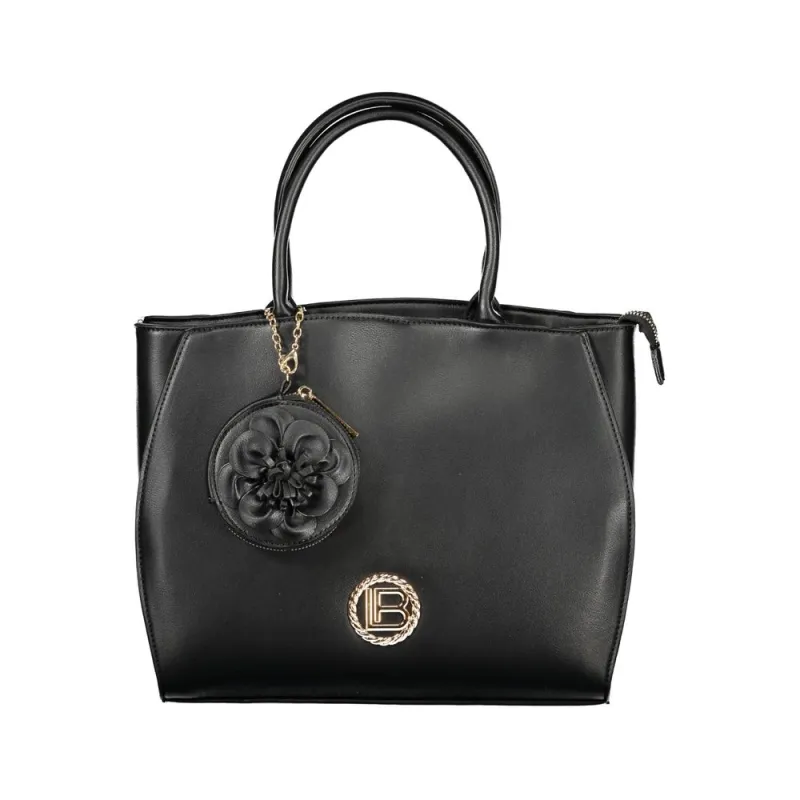 Laura Biagiotti Black PVC Women Handbag sold by Siebentaschen