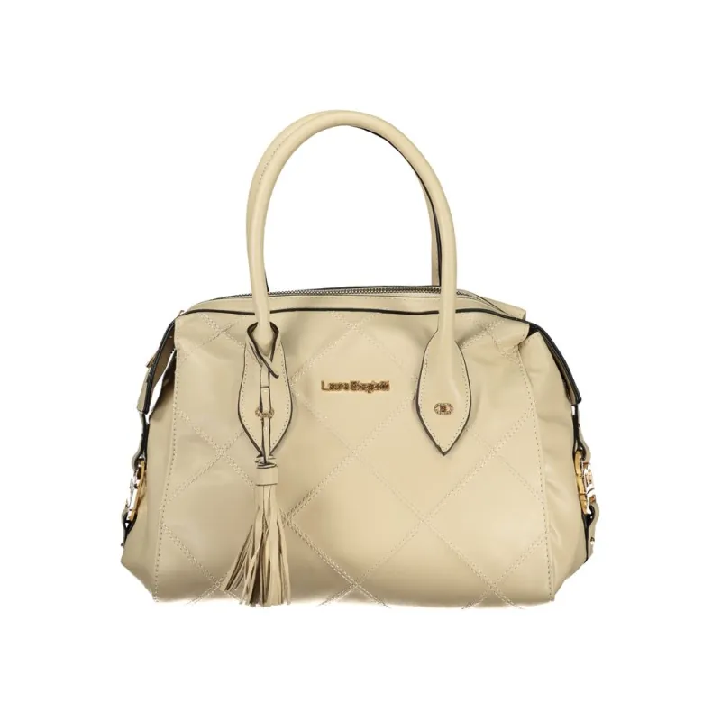 Laura Biagiotti Beige PVC Women Handbag sold by Siebentaschen