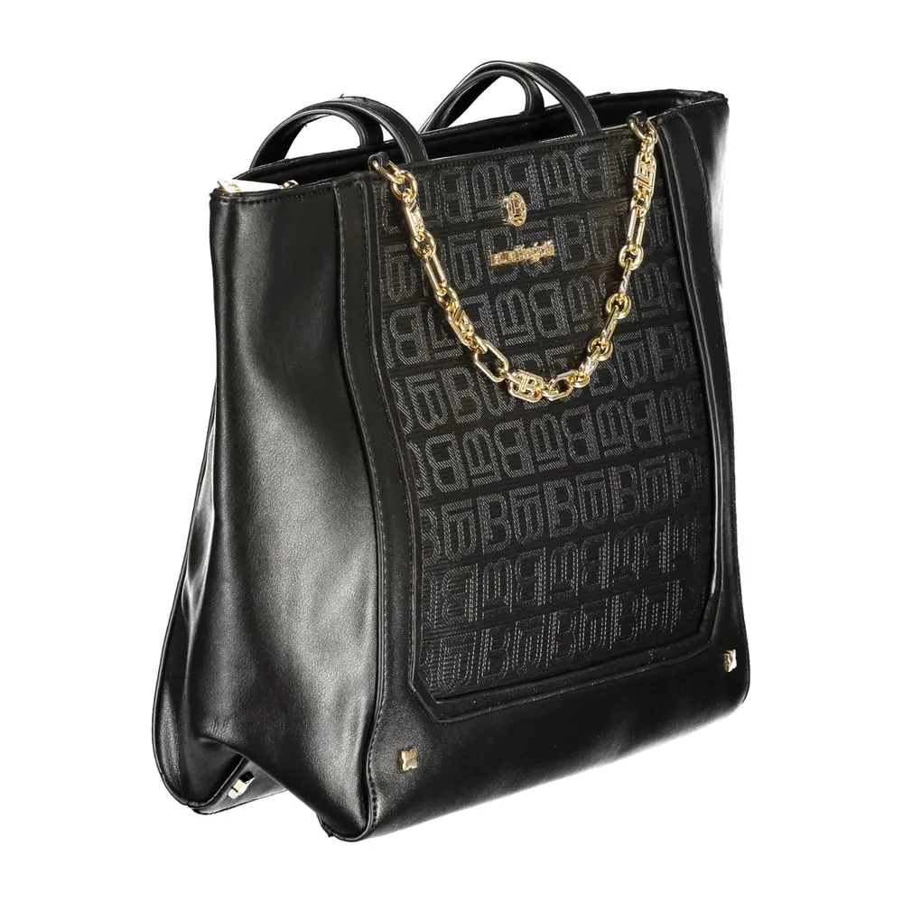 Laura Biagiotti Black PVC Women Handbag sold by Siebentaschen product image thumbnail 3