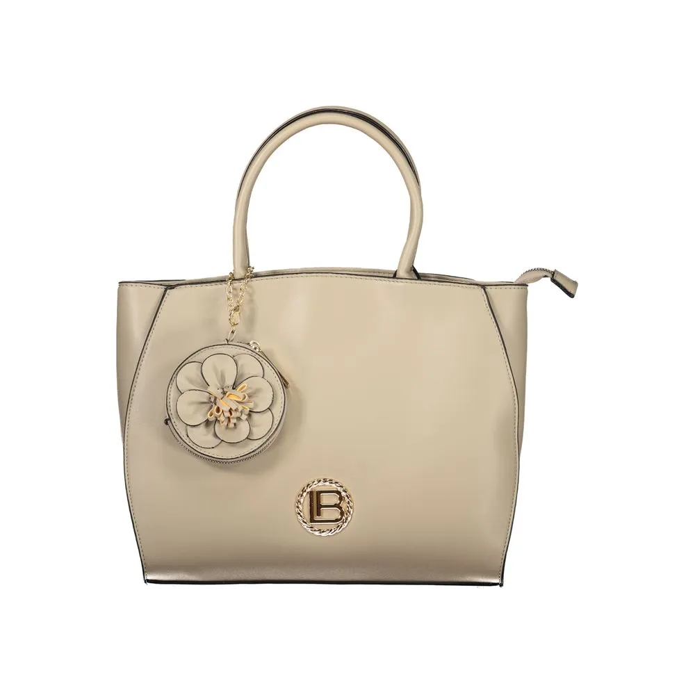 Laura Biagiotti Beige PVC Women Handbag sold by Siebentaschen