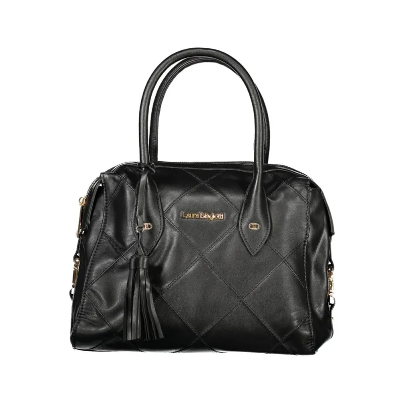 Laura Biagiotti Black PVC Women Handbag sold by Siebentaschen