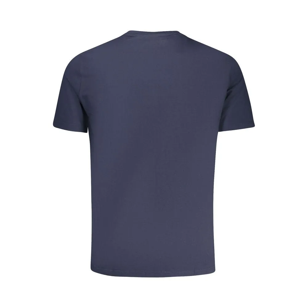 Calvin Klein Blue Cotton Men T-Shirt sold by Siebentaschen product image thumbnail 2