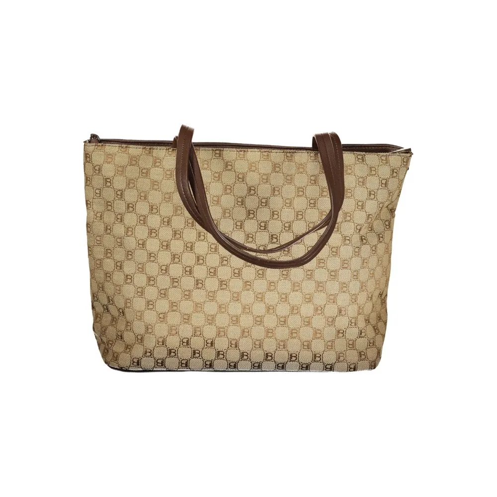 Laura Biagiotti Beige Polyester Women Handbag sold by Siebentaschen product image thumbnail 2