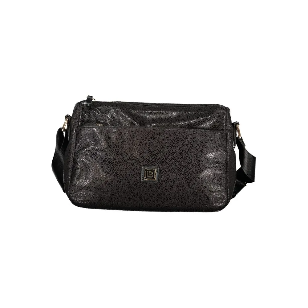 Laura Biagiotti Black Polyester Women Handbag sold by Siebentaschen