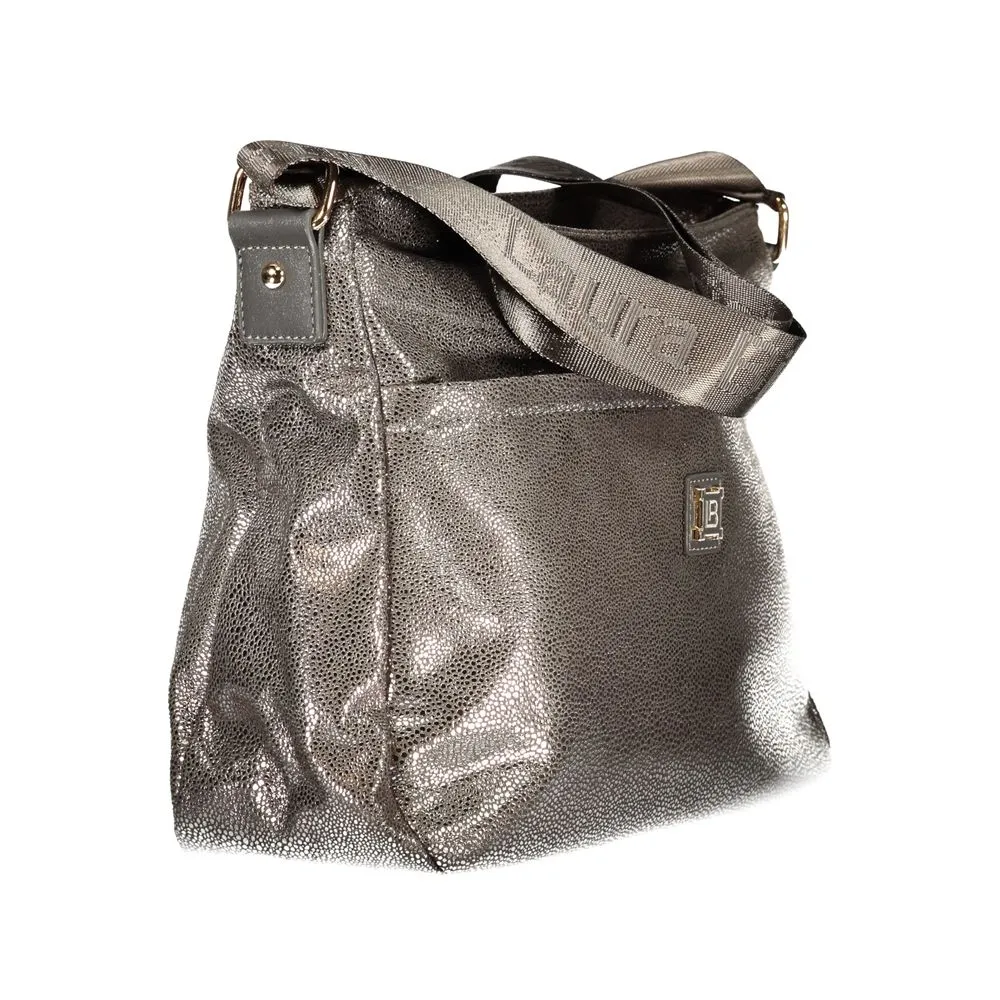Laura Biagiotti Gray Polyester Women Handbag sold by Siebentaschen product image thumbnail 3
