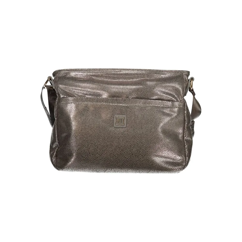 Laura Biagiotti Gray Polyester Women Handbag sold by Siebentaschen