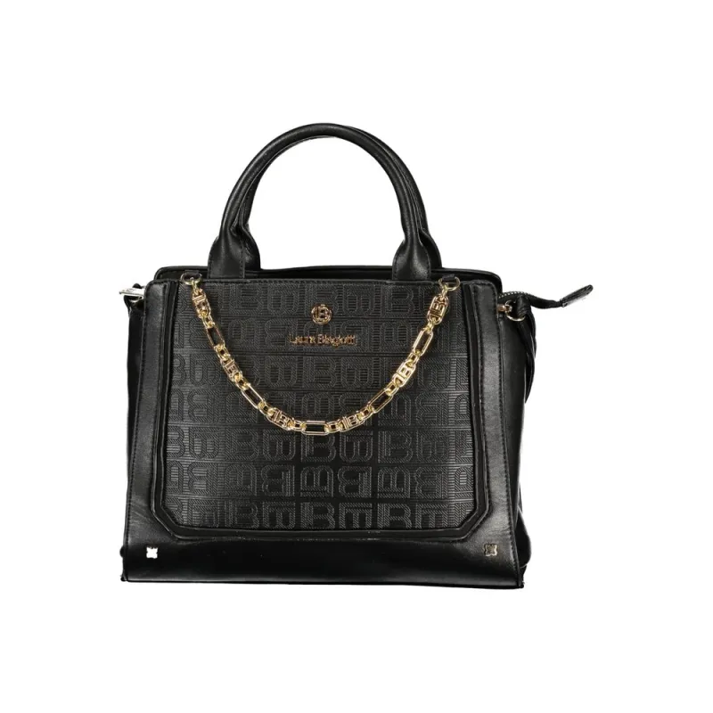 Laura Biagiotti Black PVC Women Handbag sold by Siebentaschen