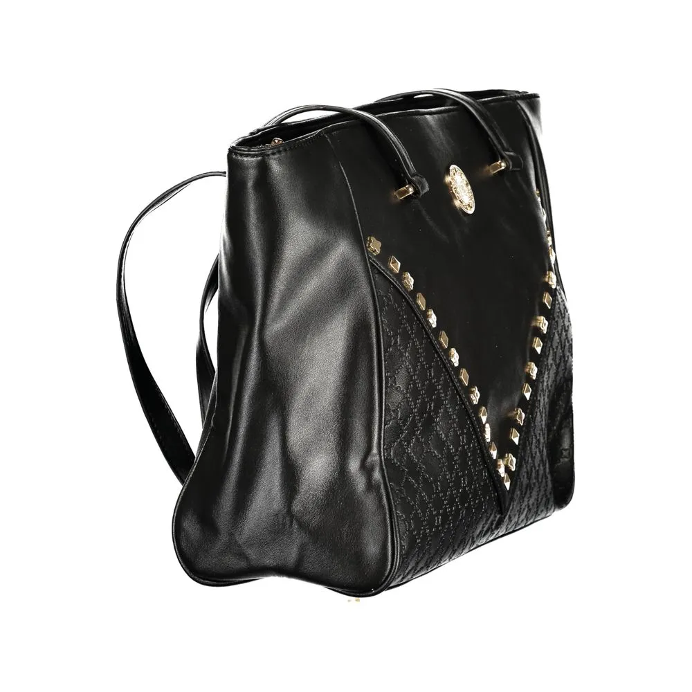 Laura Biagiotti Black PVC Women Handbag sold by Siebentaschen product image thumbnail 3