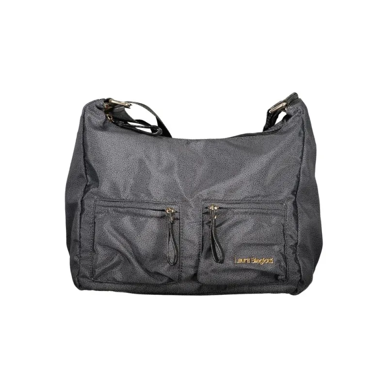 Laura Biagiotti Black Polyester Women Handbag sold by Siebentaschen