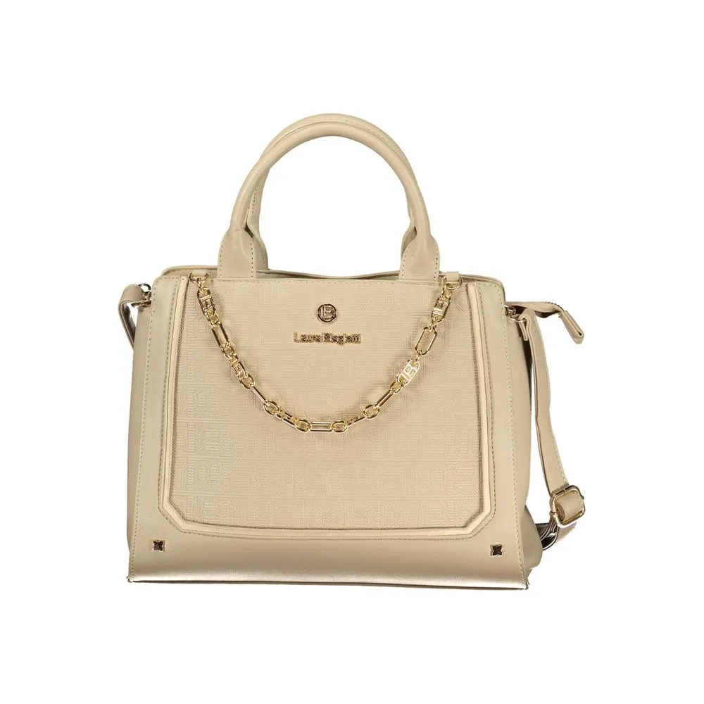Laura Biagiotti Beige PVC Women Handbag sold by Siebentaschen